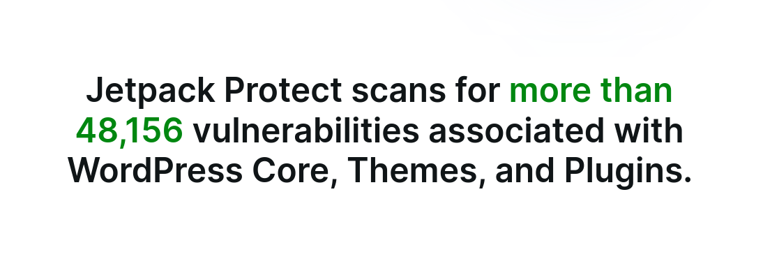 Jetpack Protect total vulnerabilities as of Feb 2024